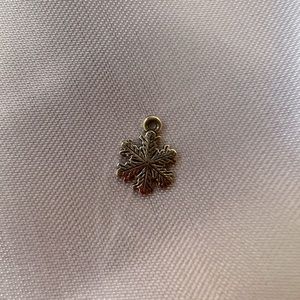 RETIRED James Avery Small Snowflake charm